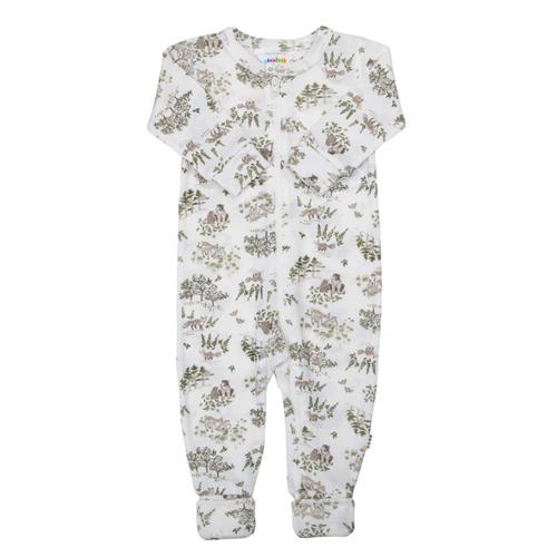 Joha Uld Onesie Off White  Off white-70 cm Wool Hvid  70 cm  Unisex