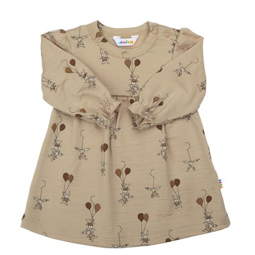 Joha A-formet Uldkjole Beige  Beige-90 cm Wool Beige  90 cm  kvinde