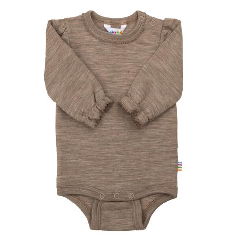 Joha Uldbaby Body Beige Melange  Beige Melange-60 cm Wool Beige  60 cm  Unisex
