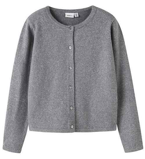 Name It Cardigan - Noos - Strik - NkfSaluna - Grey Melange