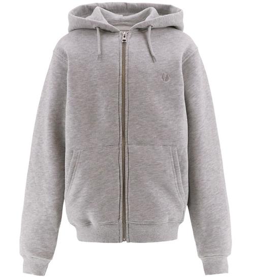Hound Cardigan - Light Grey Melangé
