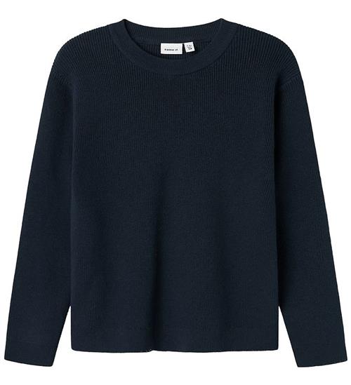 Name It Bluse - Strik - NkmNesolle - Dark Sapphire