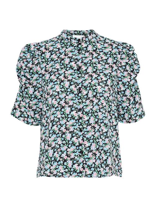 ICHI Bluse 'IHKate'  lyseblå / grøn / lyserød / sort