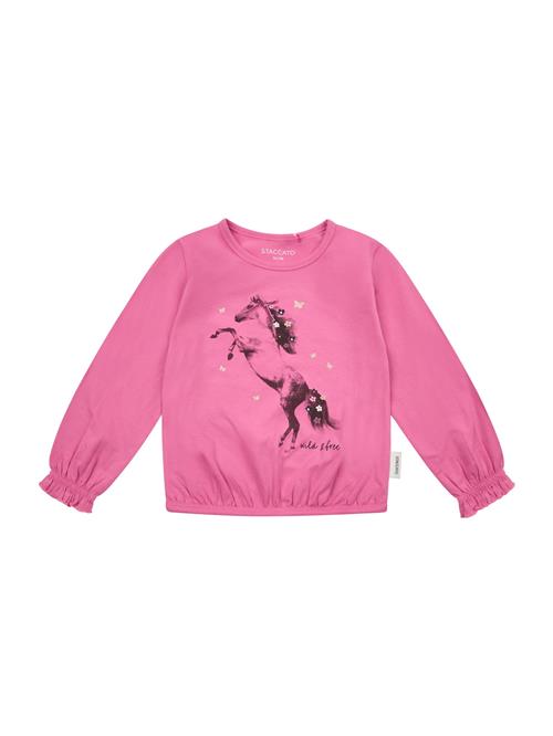 Se STACCATO Bluser & t-shirts  guld / lys pink / sort / hvid ved About You