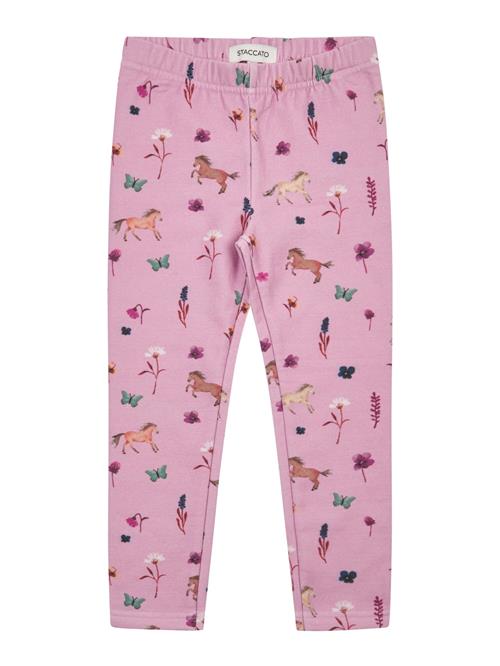 Se STACCATO Leggings  brun / jade / lys pink / carminrød ved About You
