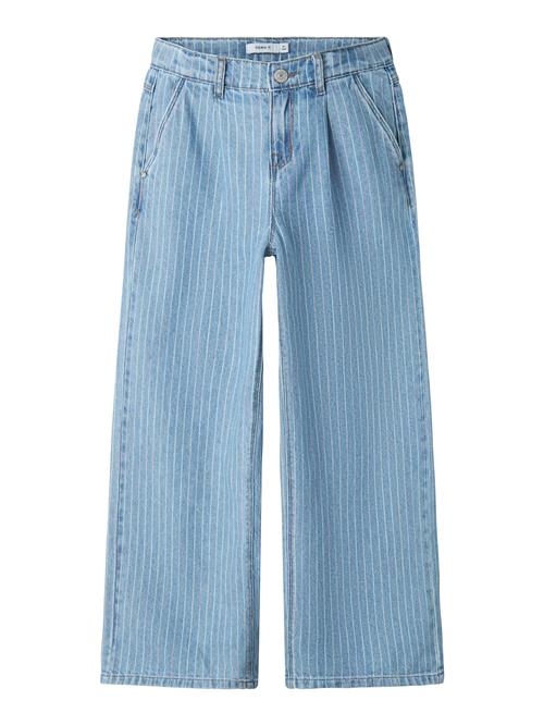 NAME IT Jeans 'NKFBella'  blue denim / pastelgul / lilla / hvid