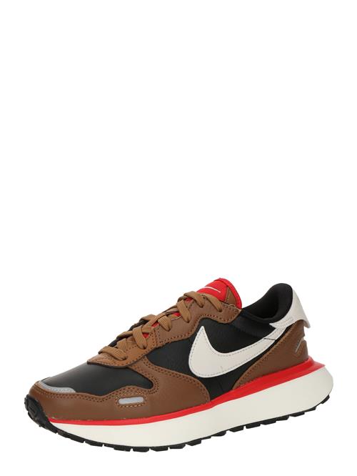 Nike Sportswear Sneaker low 'PHOENIX WAFFLE'  lysebrun / rød / sort / hvid