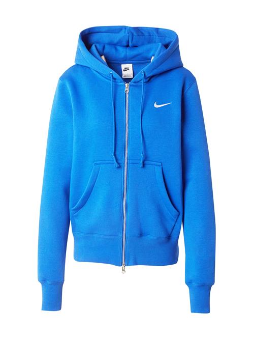 Nike Sportswear Sweatjakke 'PHNX FLC'  royalblå / hvid