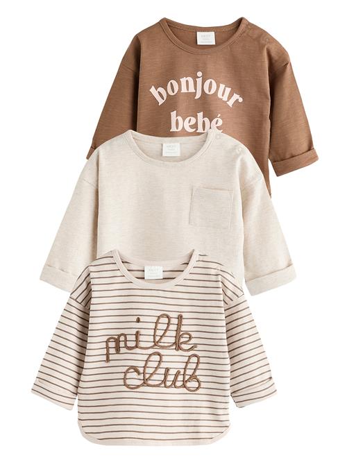 Next Bluser & t-shirts  beige / brun