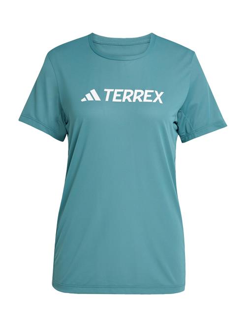 ADIDAS TERREX Funktionsbluse  turkis / hvid