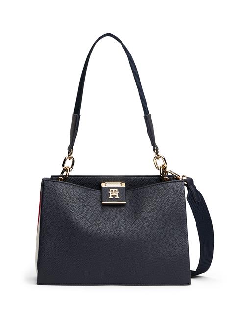 TOMMY HILFIGER Håndtaske  navy / blodrød / hvid