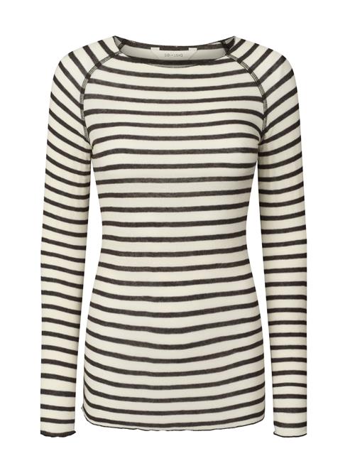 Gai+Lisva Shirts 'Amalie'  beige / mørkebrun