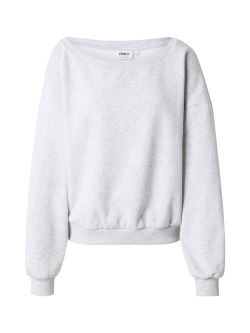 Se ONLY Sweatshirt 'ONLRHINA'  lysegrå ved About You