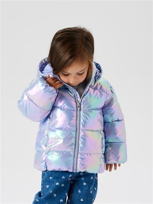 NAME IT Shiny Puffer Jakke Molina Pastel Lilac