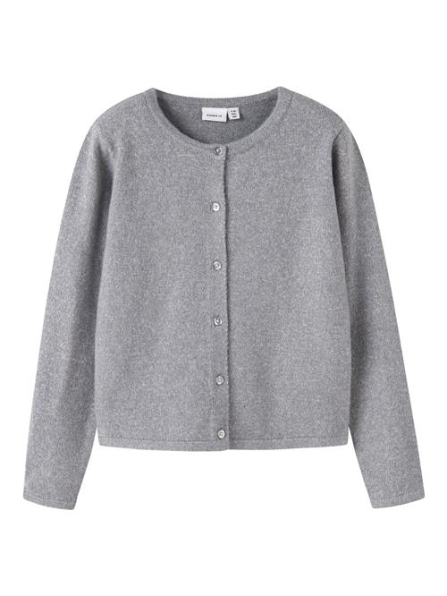Se NAME IT Strik Cardigan Saluna Grey Melange hos SmartKidz