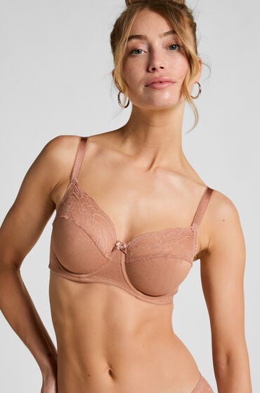 Hunkemöller Ikke-formstøbt bøjle-bh Sophie Brown