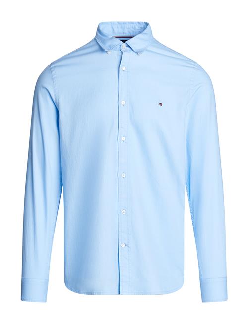 Se Flex Dobby Sf Shirt Tommy Hilfiger Blue ved Booztlet