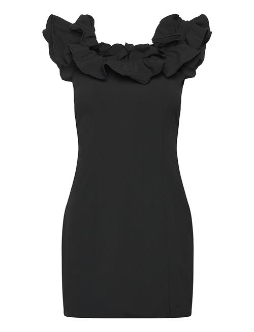 Mini Ruffle Dress ROTATE Birger Christensen Black
