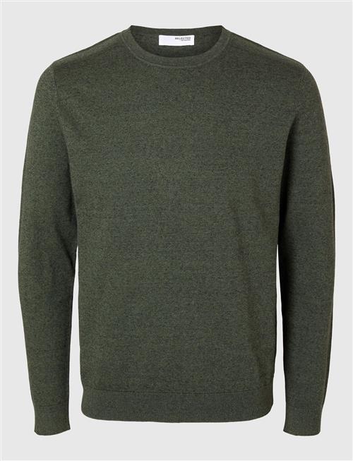 Slhberg Crew Neck Noos Selected Green