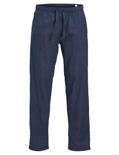 Jack & Jones Jpstkane Summer Lnen Blend Jogger Sn Jack & J S Navy