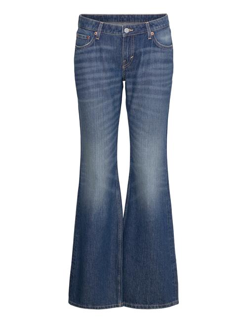 Nova Low Rise Slim Bootcut Leg Jeans Weekday Blue