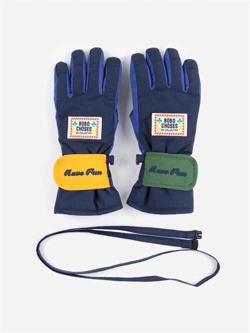 Bobo Choses Bobo Choses Skihandsker Fuchsia  Midnight Blue 6-11 Years  Blå  6-11 år
