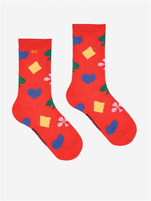 Bobo Choses Bobo Choses Joker Lange Sokker Red  Red 29-31 EU  Rød  29-31 EU  mand