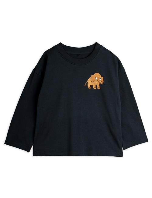 Mini Rodini GOTS Mammoth Langærmet T-shirt  Black 116/122 cm  Sort  116/122 cm  Unisex