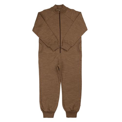 Joha Jumpsuit Warm Brown  Warm brown-90 cm Wool Brun  90 cm  Unisex