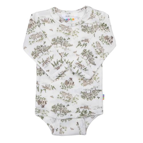 Joha Uldbaby Body Off White  Off white-70 cm  Hvid  70 cm  unisex
