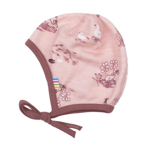 Joha Babyhue I Enkelt Lag Uld Light Pink  Light Pink-41 cm Wool Lyserød  41 cm  kvinde