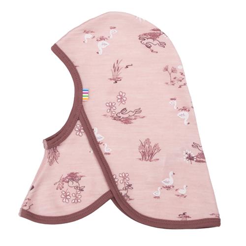 Joha Balaclava I Enkelt Lag Af Uld Light Pink  Light Pink-48 cm Wool Lyserød  48 cm  kvinde
