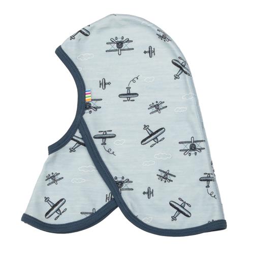 Joha Balaclava I Enkelt Lag Af Uld Light Blue  Light blue-50 cm  Blå  50 cm  mand