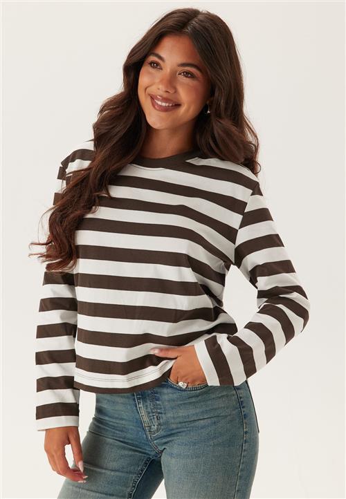 SELECTED FEMME Slfessential Ls Striped Boxy T
