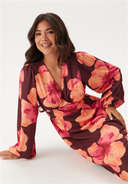 BUBBLEROOM Balloon Sleeve Maxi Dress