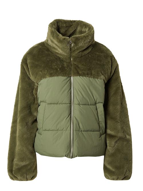 ONLY Overgangsjakke 'ONLWANJA'  khaki / mørkegrøn
