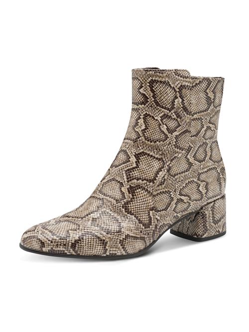 MARCO TOZZI Støvletter  beige / lysebeige / brun