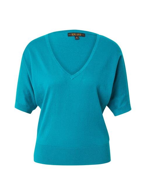 King Louie Pullover 'Valentina'  turkis / petroleum