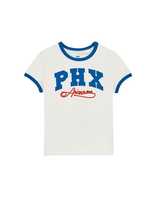 WE Fashion Bluser & t-shirts  koboltblåt / rød / hvid