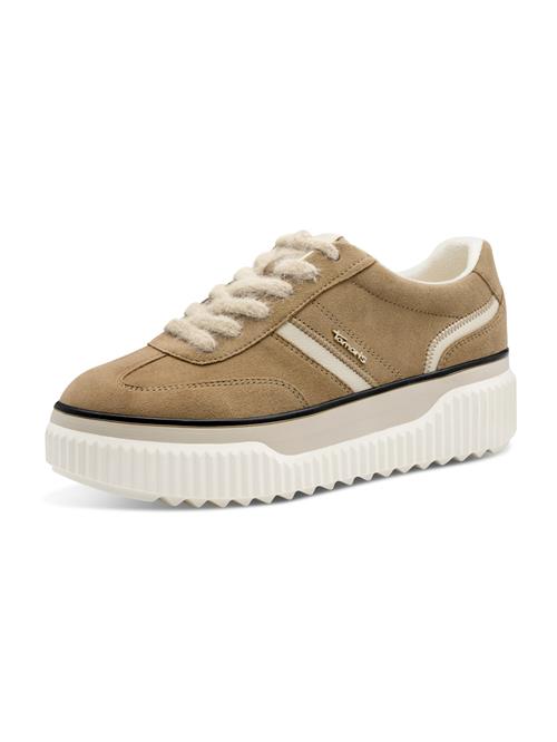 Tamaris Sneaker low  camel / hvid