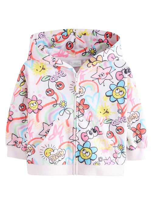 Next Sweatjakke  gul / pastelgrøn / lys pink / rød