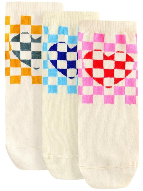 Next Sokker  creme / blå / pink / rød
