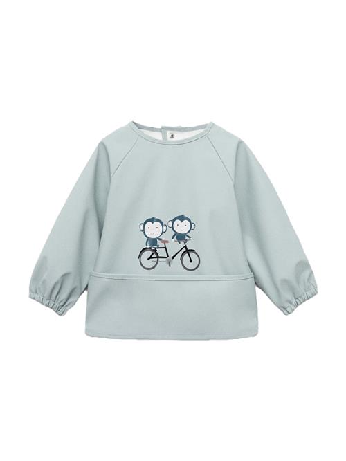 MANGO KIDS Hagesmæk 'MONKEY'  petroleum / mint / sort / offwhite