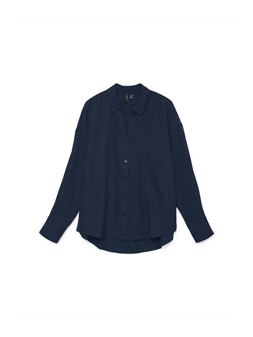 VERO MODA Bluse 'VMMELANEY QUEENY'  natblå