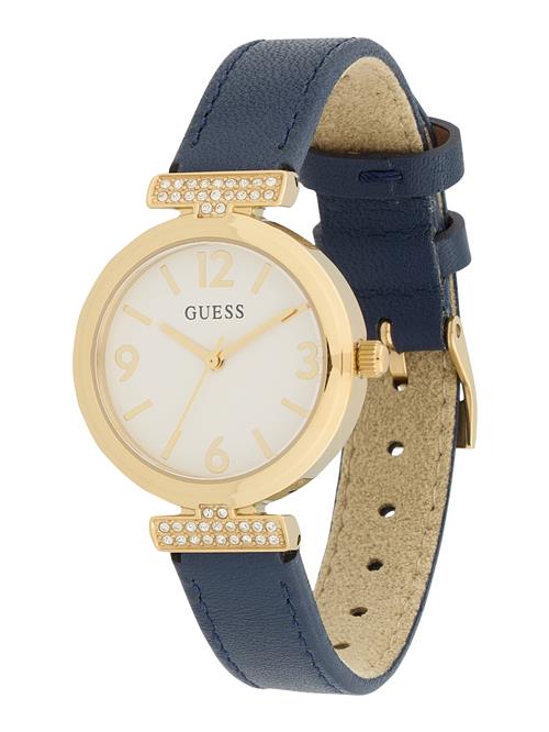 GUESS Analogt ur  marin / guld / transparent