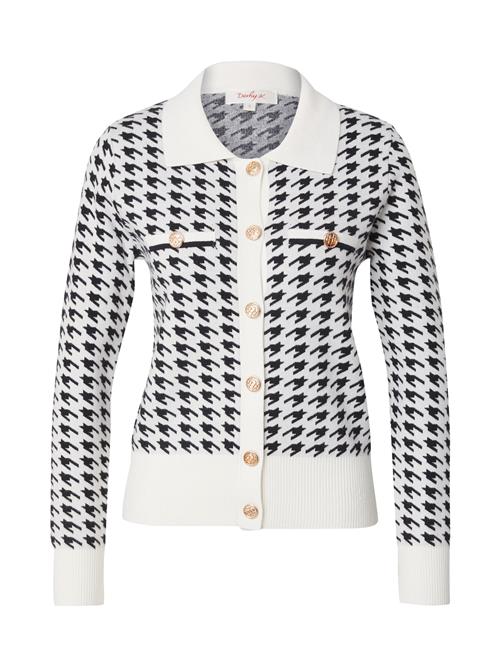 Derhy Cardigan 'BARBERINE'  sort / hvid