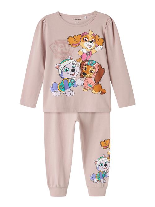 NAME IT Nattøj 'NMFADAS PAWPATROL'  brun / lilla / lysviolet / hvid