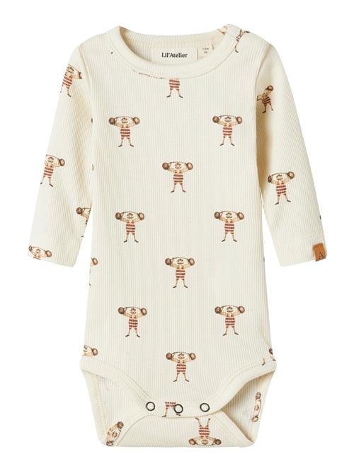 NAME IT Sparkedragt/Body  brun / rustbrun / cappuccino / uldhvid