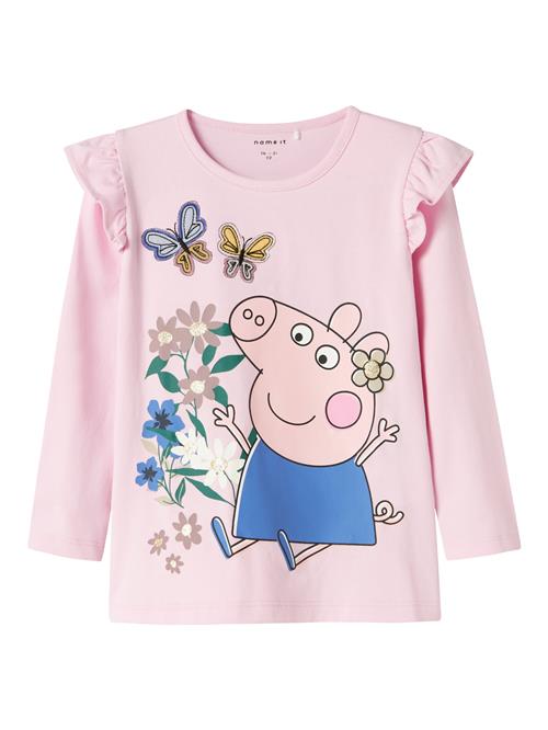 NAME IT Bluser & t-shirts 'NMFANNA PEPPA'  royalblå / gul / pastelpink / sort