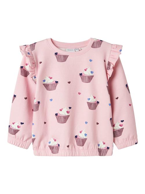 NAME IT Sweatshirt 'NMFNAYA'  blå / lysviolet / lyserød
